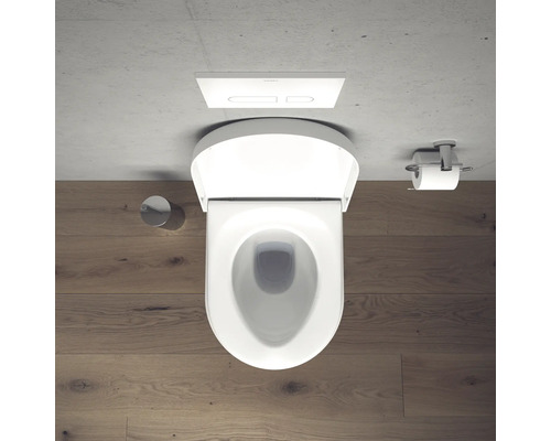 DURAVIT Starck 3 wandcloset, diepe spoeling, met rand, glanzend wit, zonder toiletzitting, 2225090000
