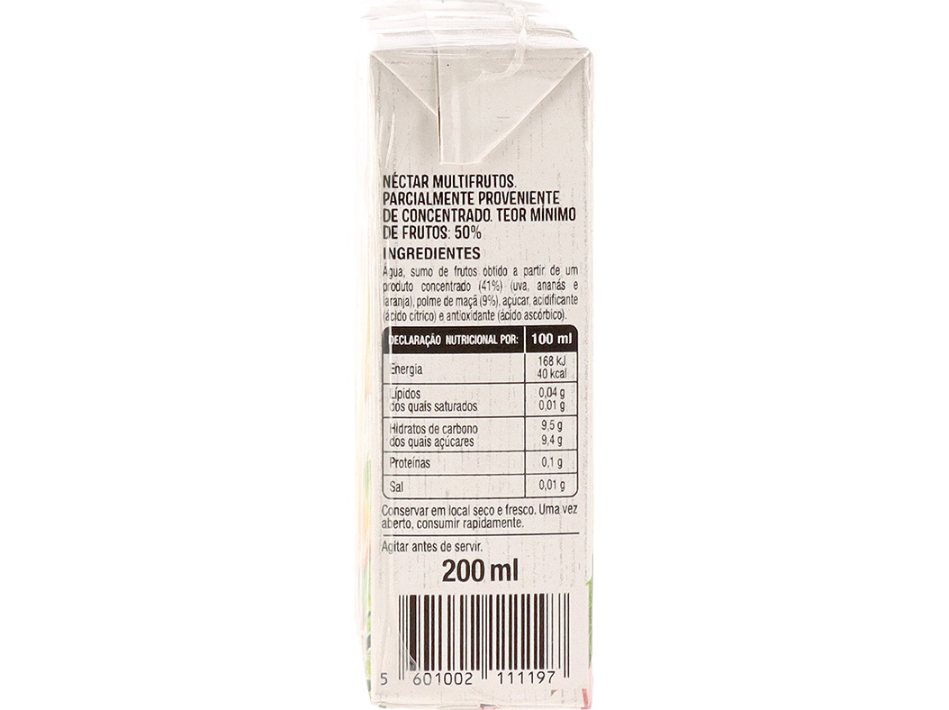 NÉCTAR AUCHAN TUTTI FRUTTI 3X200ML