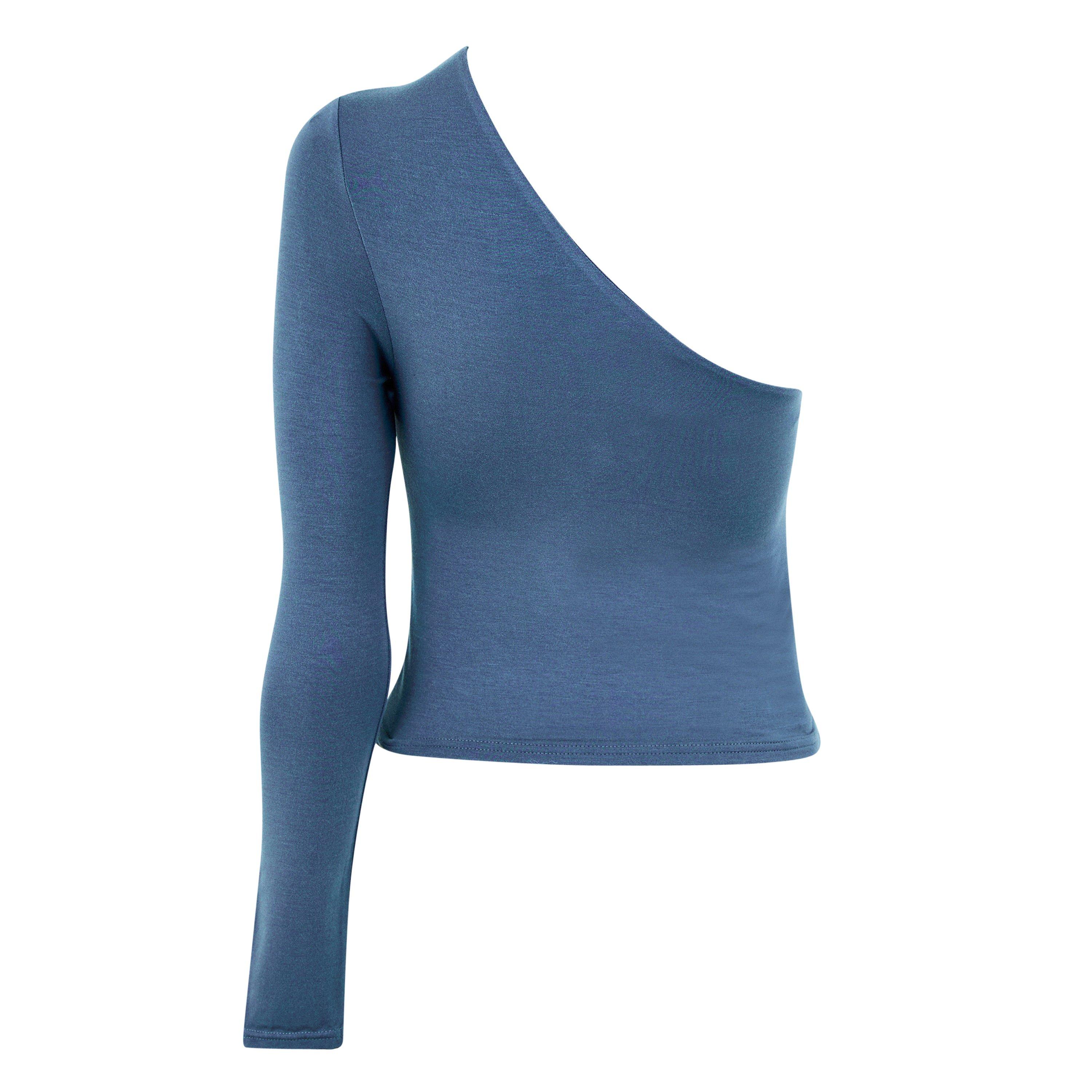 Jack Wills JW JW Asymmetrical Cut Out Long Sleeve Top Womens