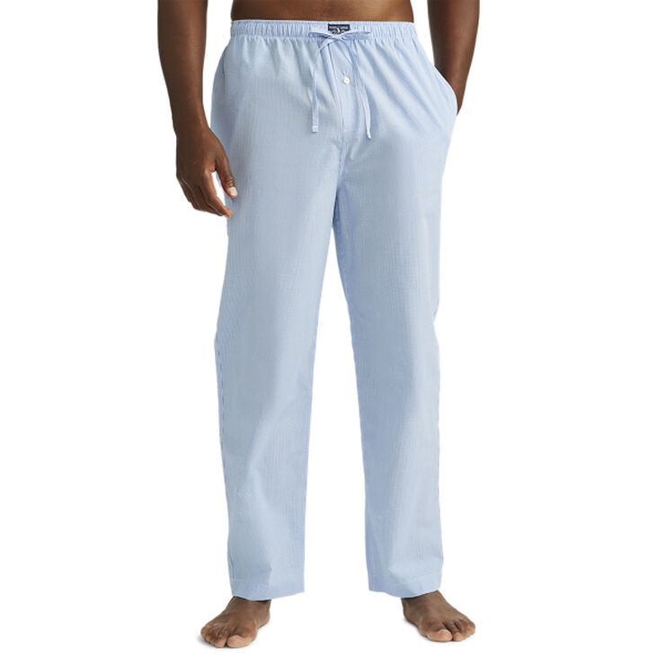 Polo Ralph Lauren Gingham Cotton Sleep Pant Lyseblå/tern