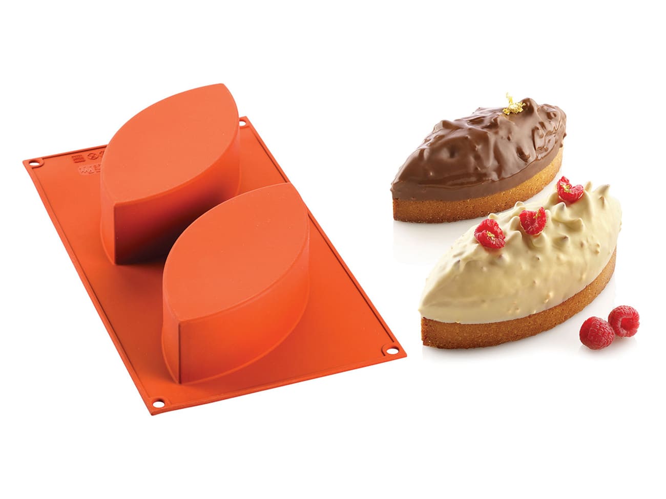 Moule silicone - 2 Calissons - Silikomart