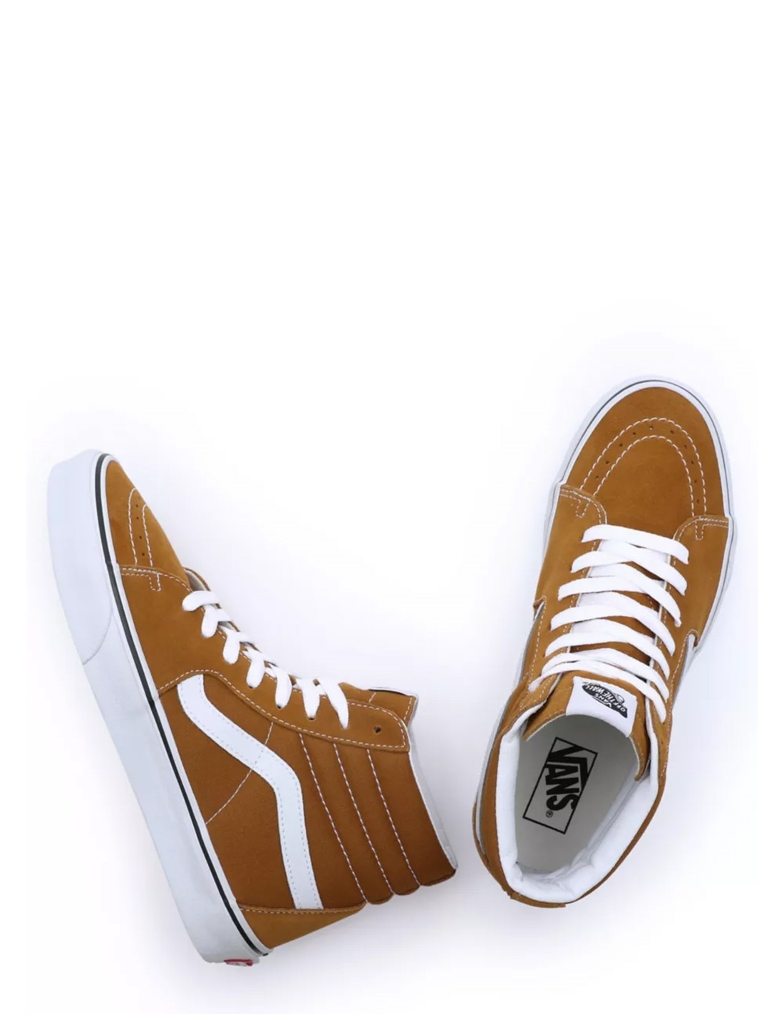 vans Sneakers montante mixte ua sk8-hi toile et daim marron