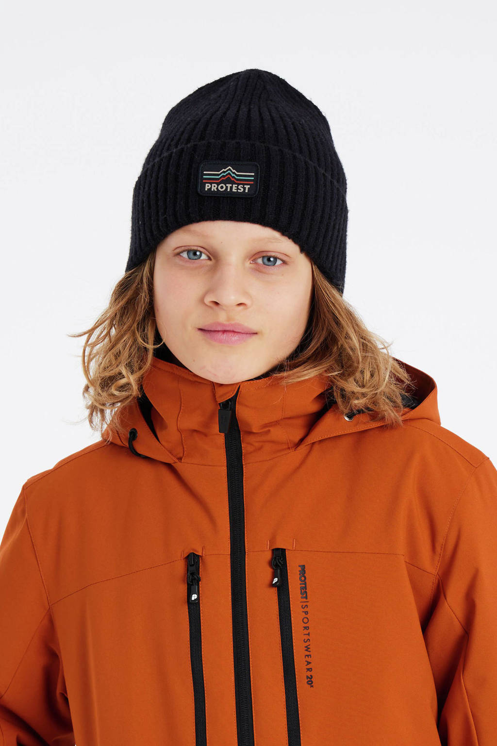 Protest ski-jack PRTFLYNTY JR oranje