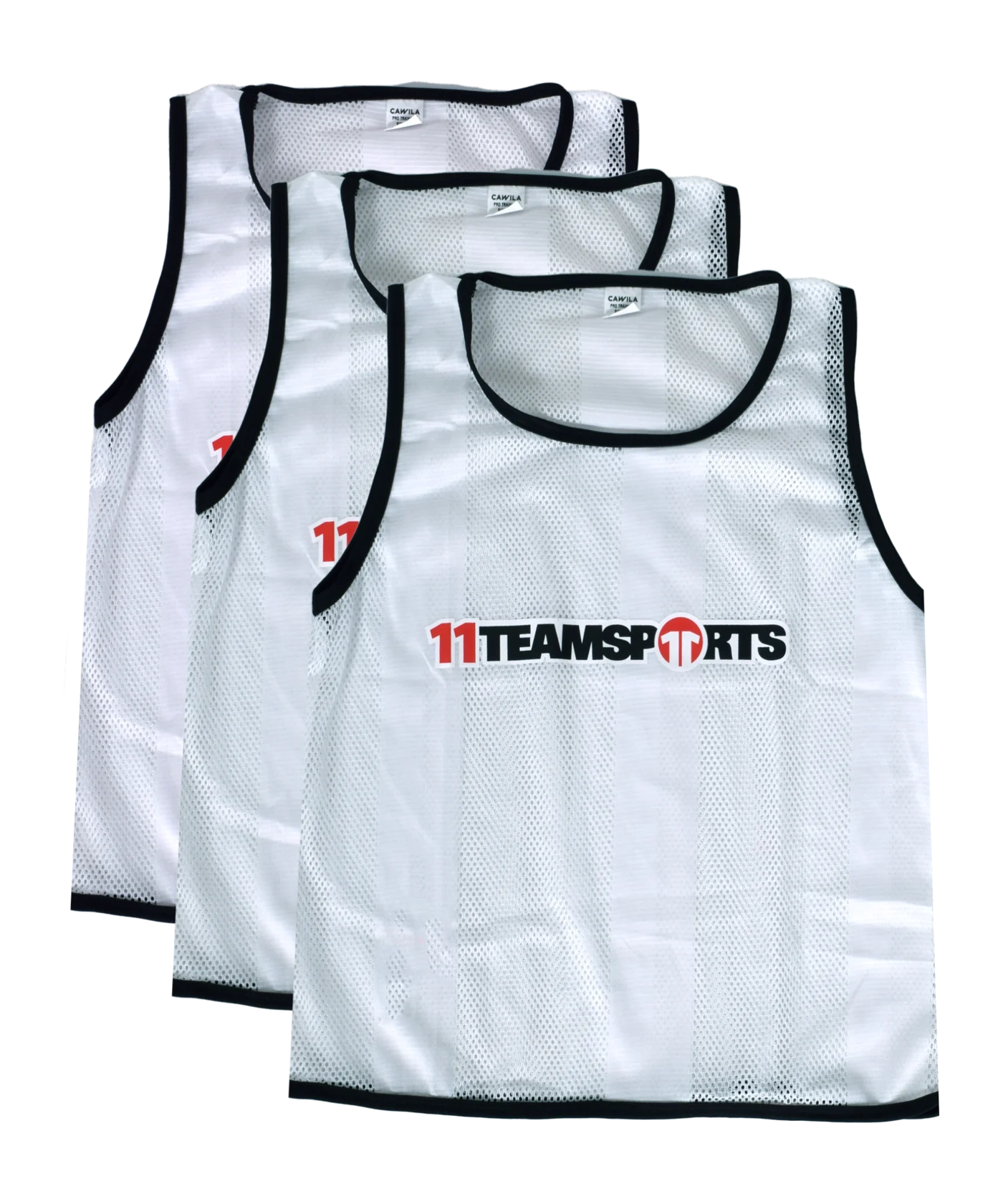 Cawila Trainingsleibchen 11TS 3er Set Weiss