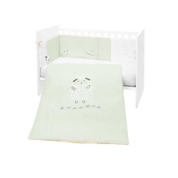 Kikkaboo Conjunto de Cama de 2 Peças Estilo Ue 60/120 Sleepy Sheep