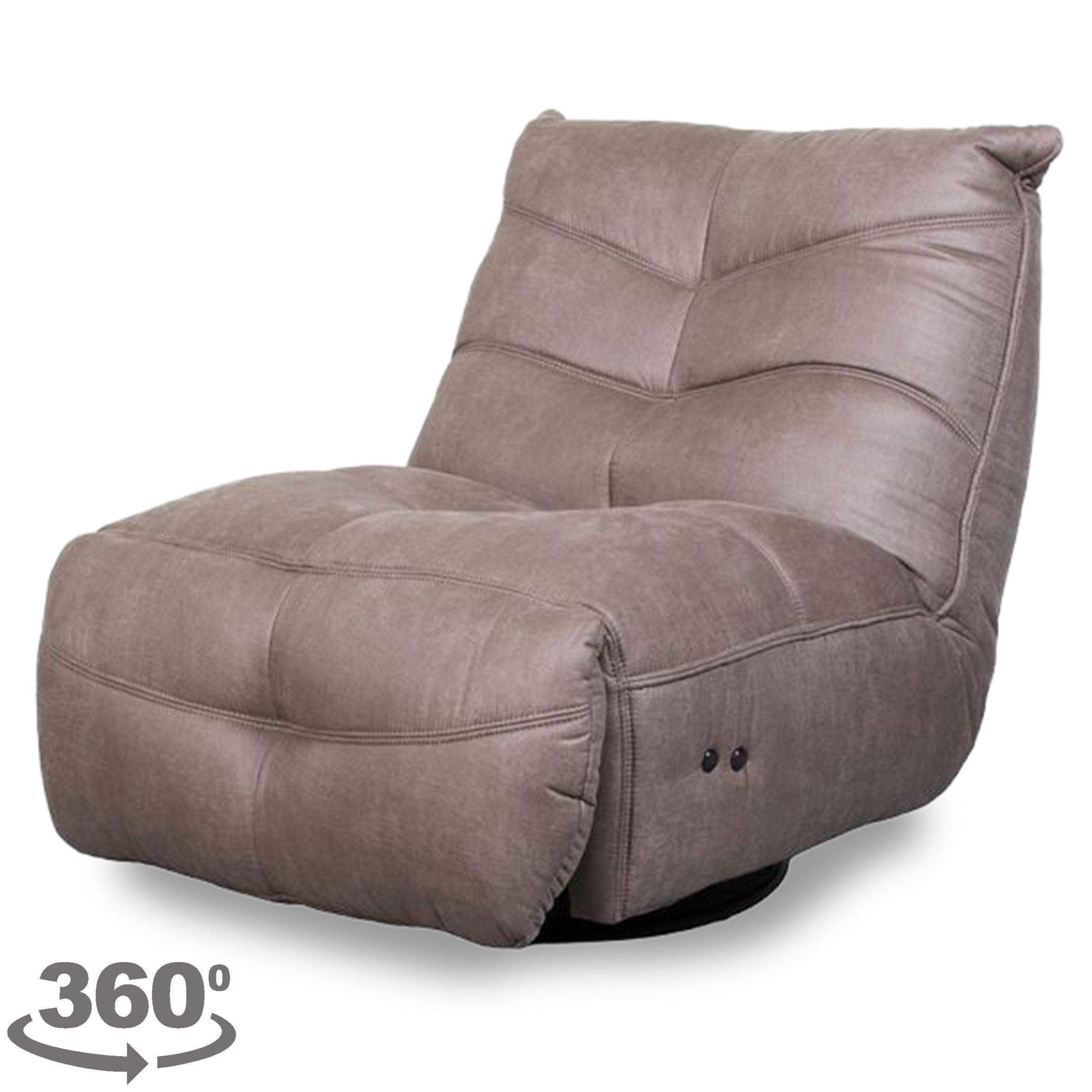 Relaxfauteuil Taupe MW-72.020 Powernap B90 x D110 x H95 cm