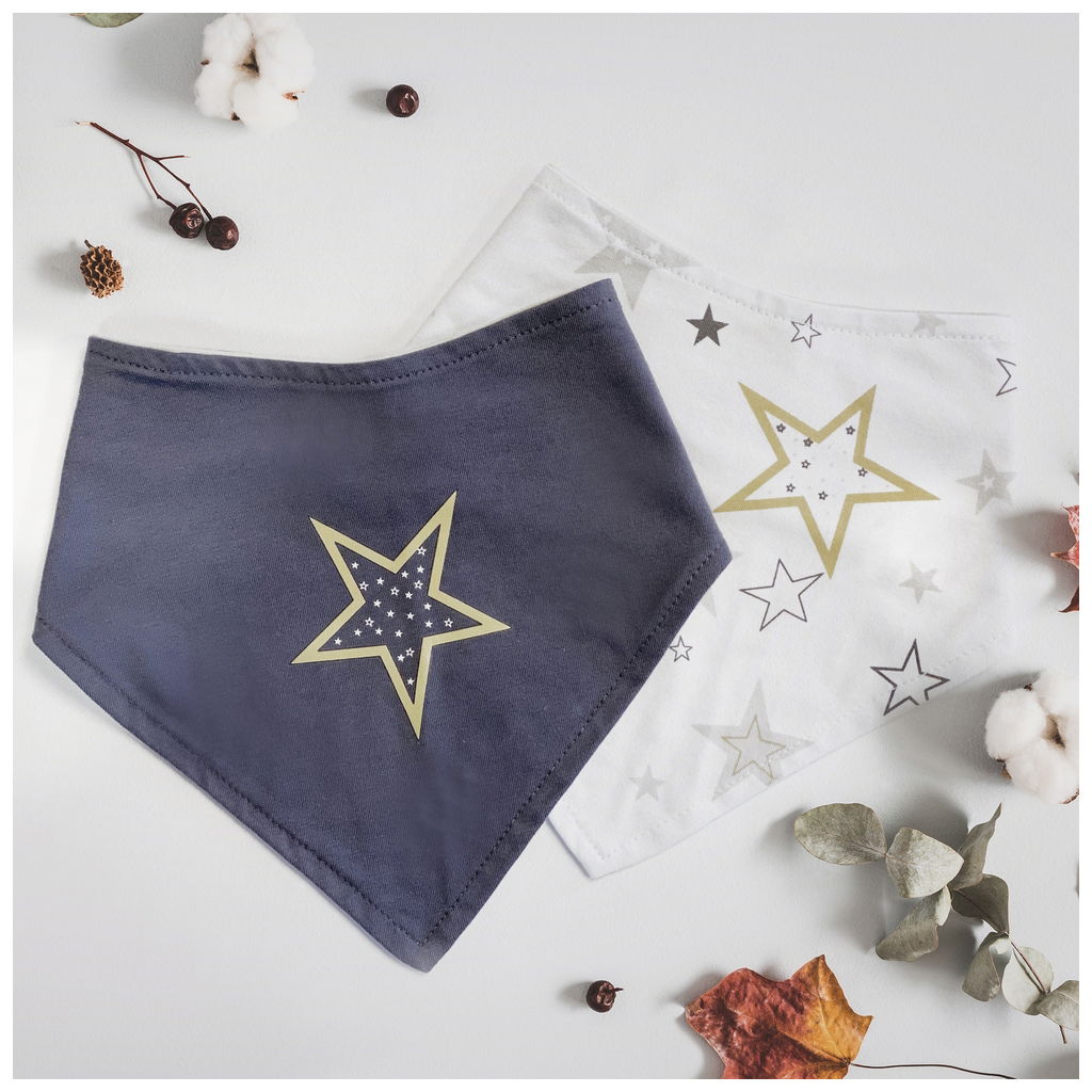 kushieskushies   2er Pack Bandana Sterne
