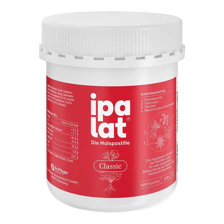 Ipalat Halspastillen classic, 400 St