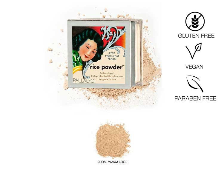 Palladio - Rice Powder - Warm Beige, 17g