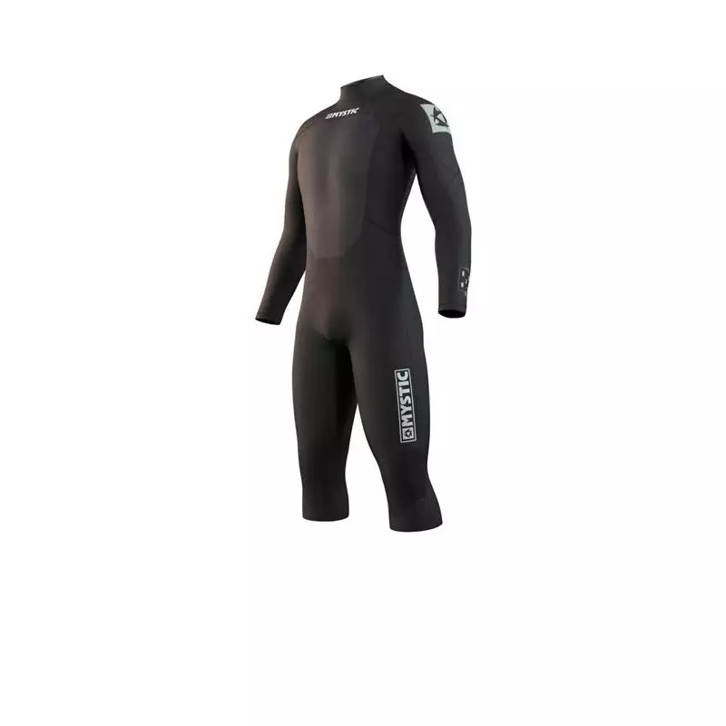 Combinaison néoprène MYSTIC Brand Longarm Shortleg 3/2mm Bzip Flatlock Black
