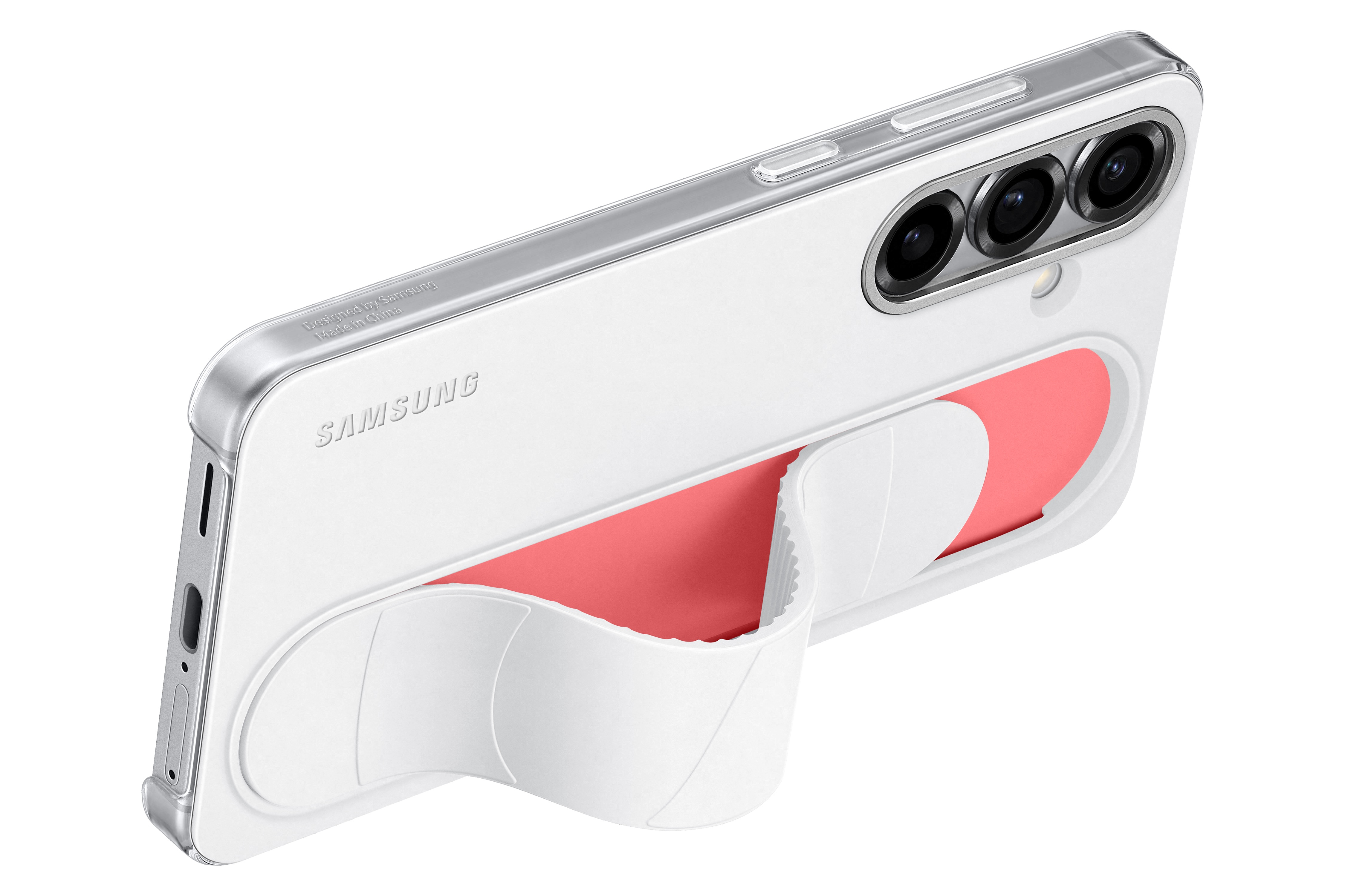 Galaxy S25 Silikon Grip Cover Hülle (EF-GS931CWEGWW) - Weiss