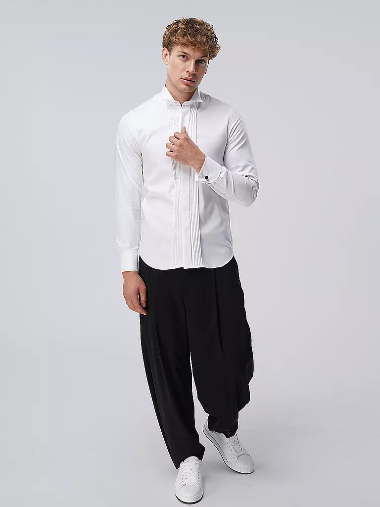 PROFUOMO Hemd Slim Fit weiss