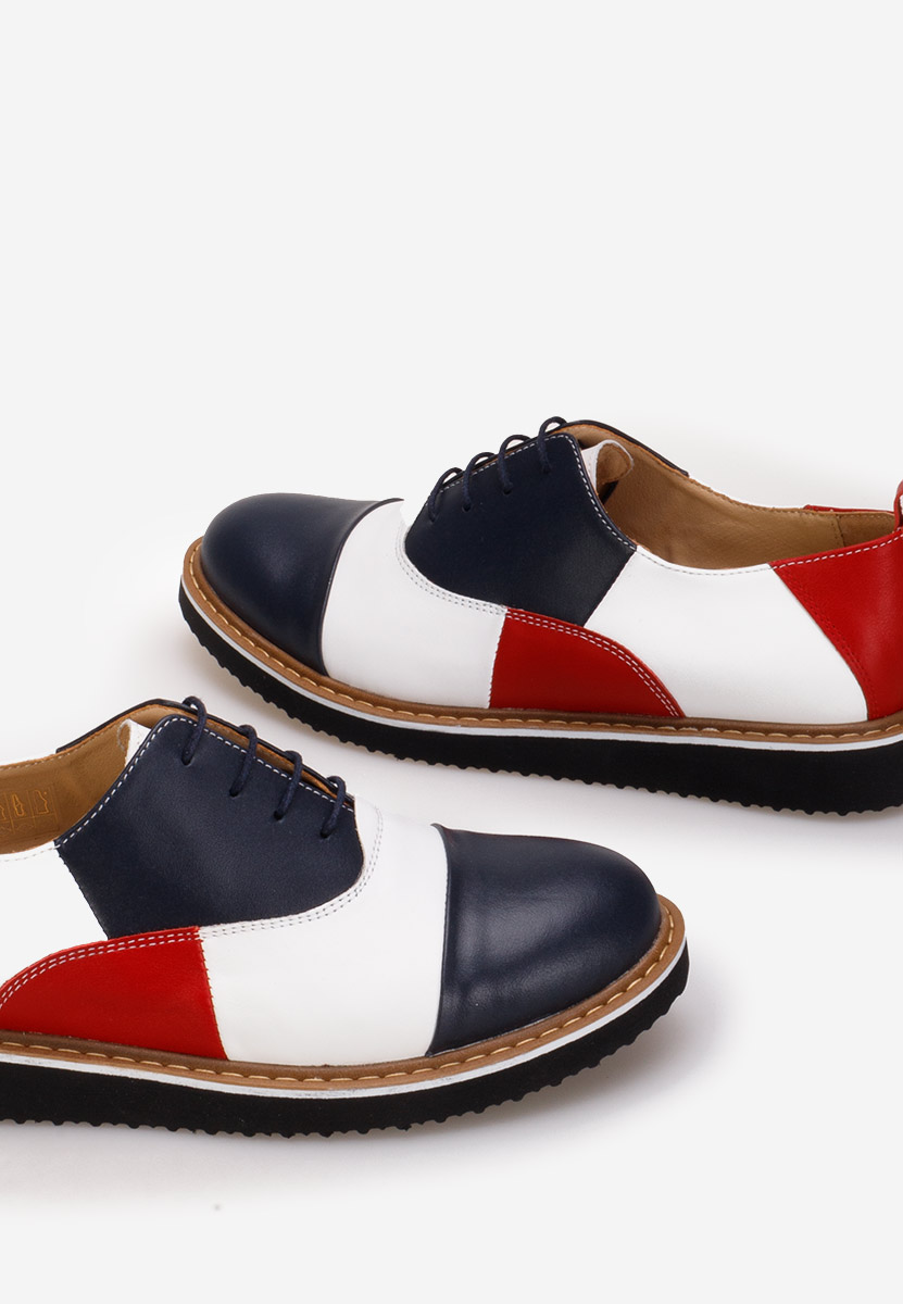 Chaussures derby en cuir multicolores Seina V2