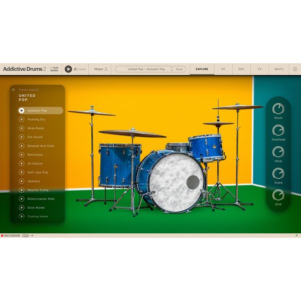 XLN Audio Addictive Drums 2 Pop Collection