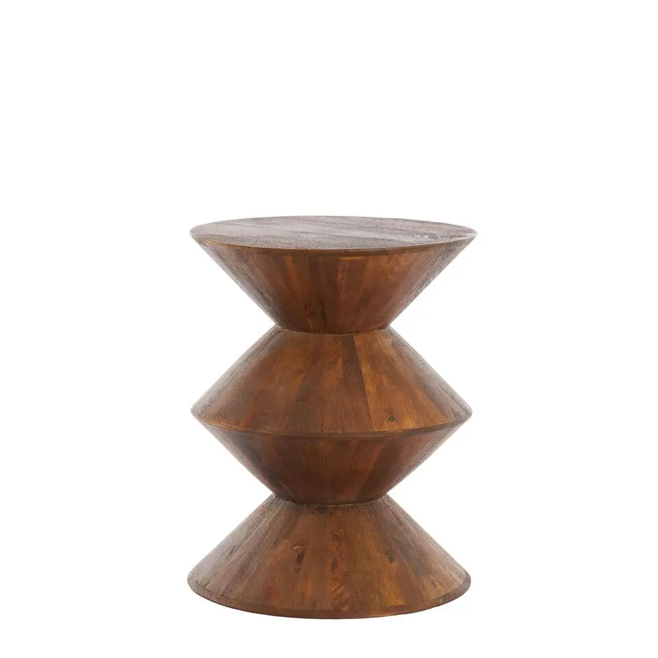 Bijzettafel Larus - Hout - Ø40cm