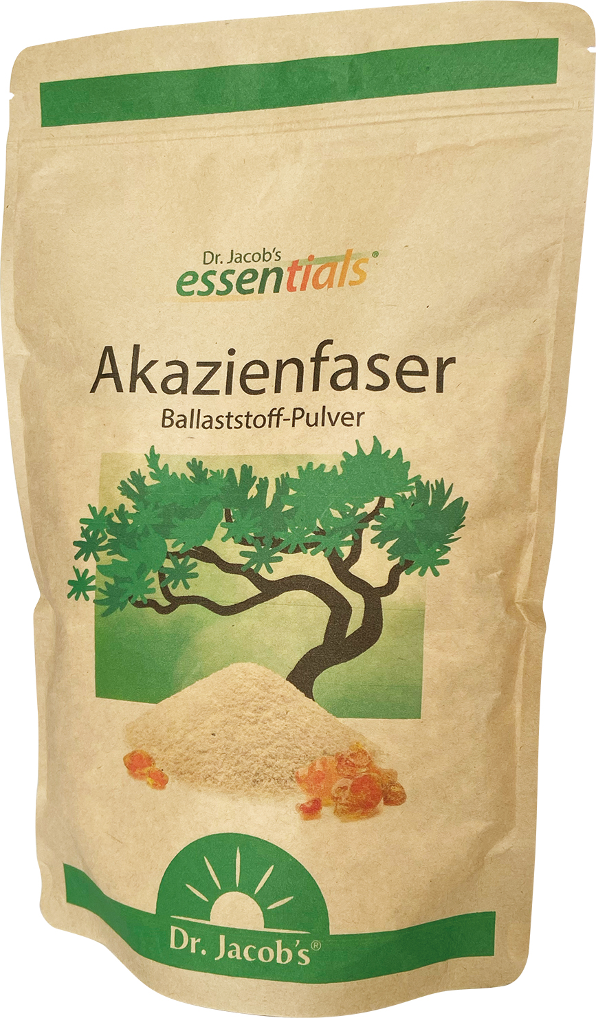 DR. JACOB'S Akazienfaser pur<br>500 g, Beutel, Pulver, natürliche Ballaststoffe