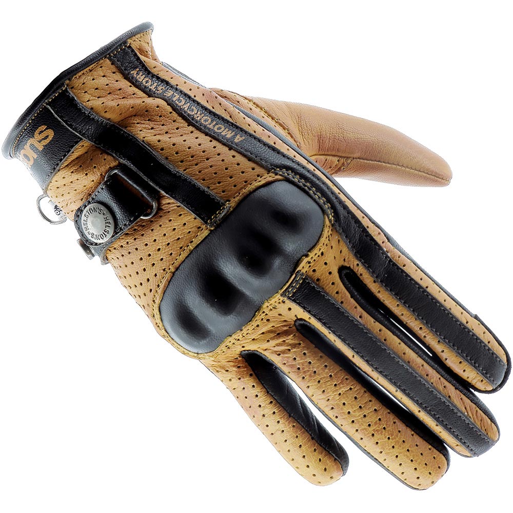 Helstons - Gants femme Tinta Air été Or / Marron