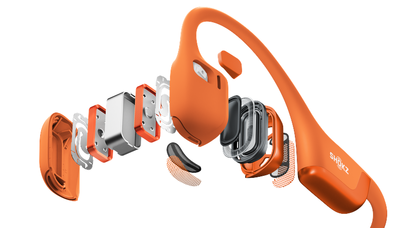 Shokz - OpenRun Pro2 Mini, Orange - Bone Conduction Headset