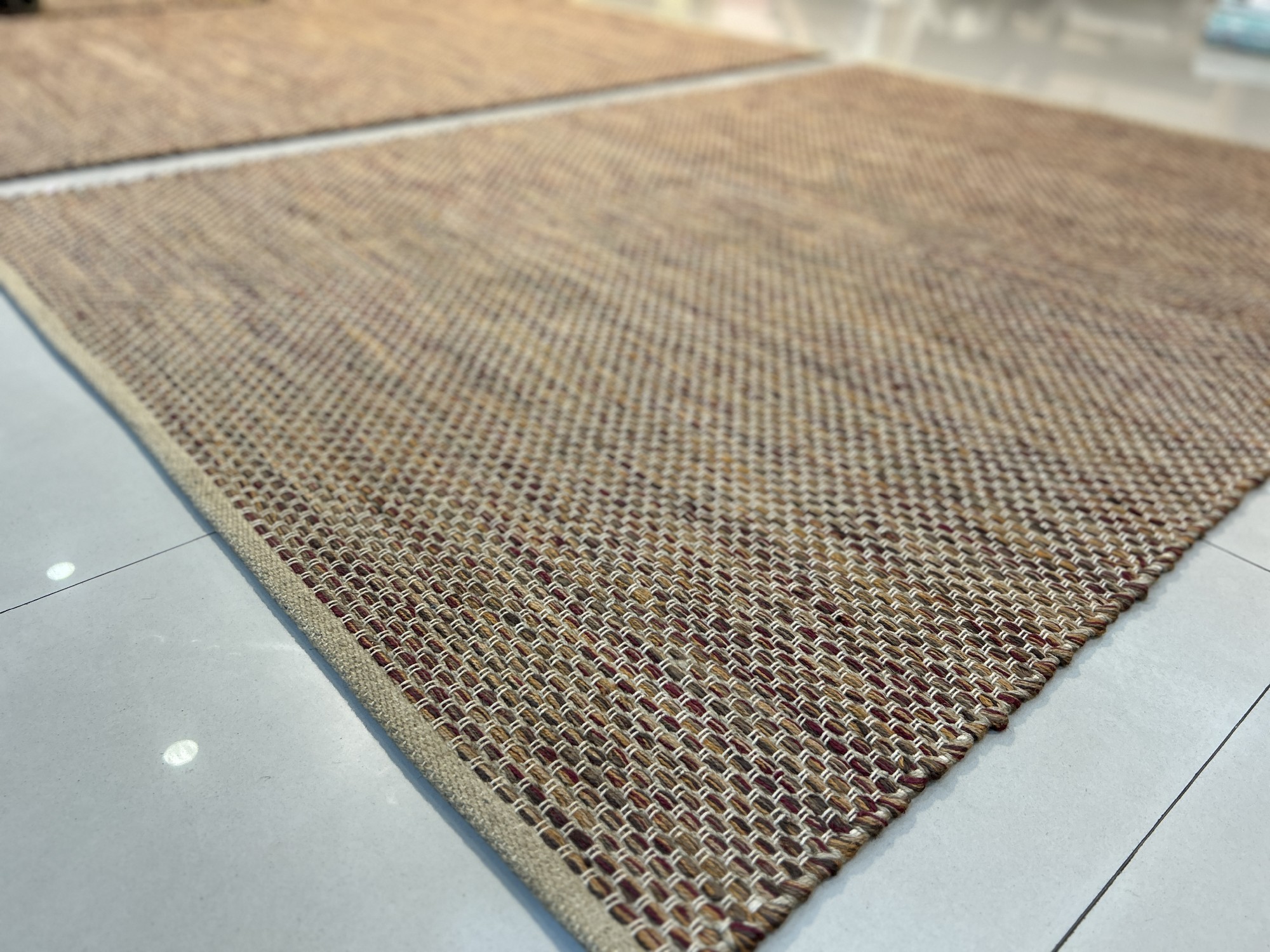 Teppich 'Mansi' aus Jute, braun, B 200 cm, L 140 cm von fischer's lagerhaus