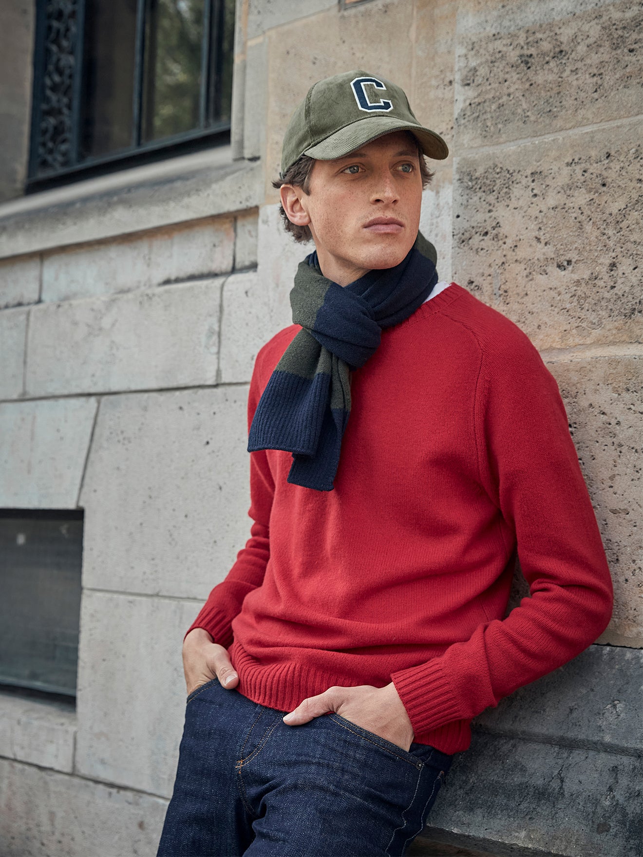 Pull col V homme - Collection Cachemire