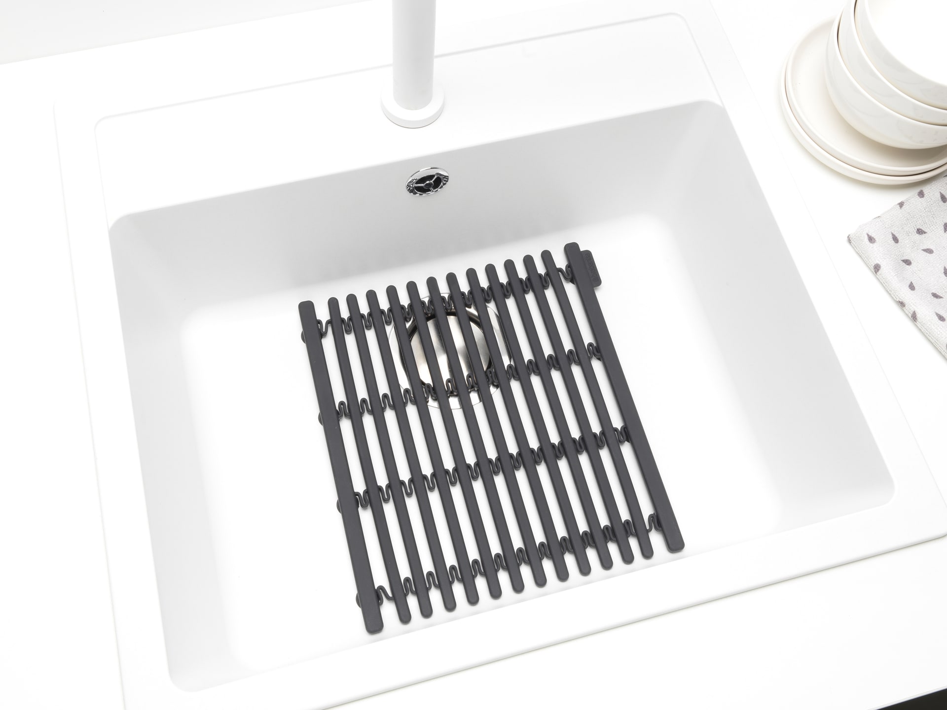 brabantia Spülmatte SINKSIDE 30 cm Silikon Dark Grey
