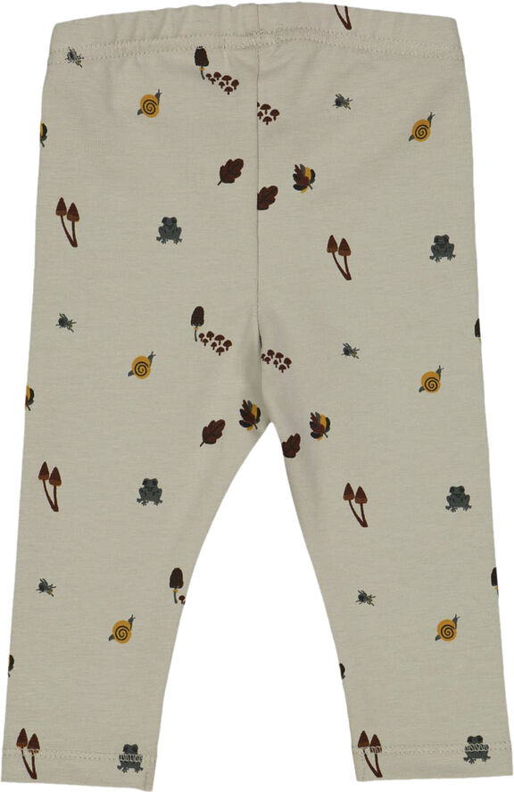 Müsli by Green Cotton Forest leggings baby Soft green/ mustard/ bark