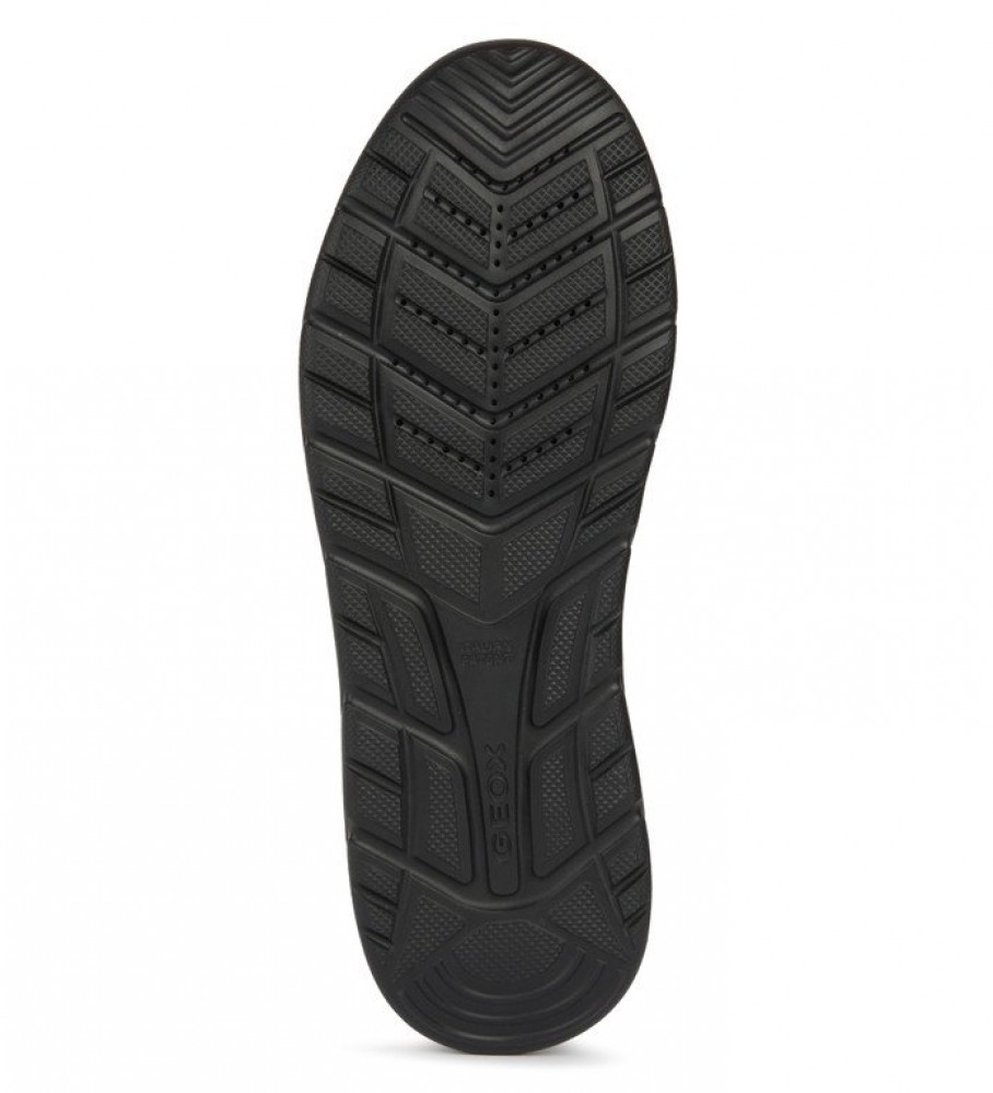 Botas de cano curto GEOX Portello em couro preto