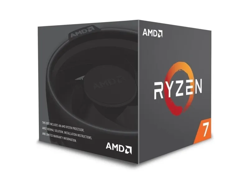 AMD Ryzen 7 2700 - 3.2 GHz (4.1 GHz Turbo) - 8 kerner - 16 tråde - 20 MB cache - Socket AM4 - Box