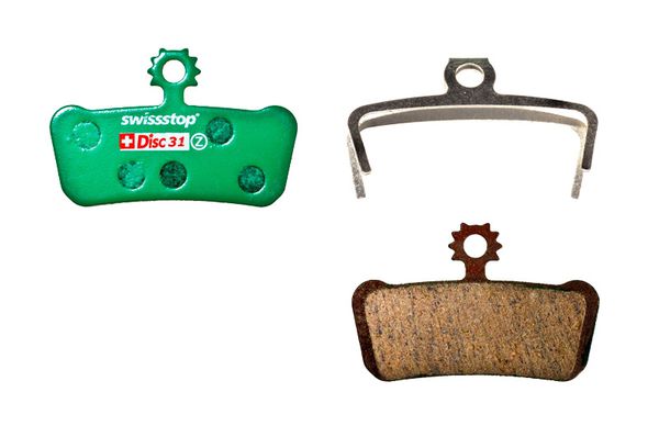 DISC C 31 Bremsbelag, organisch, AVID XO Trail Elixir 97RAM Guide Ultimate, RSC, RS, R  grün  ORGANISCH
