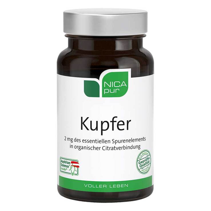 Nicapur Kupfer Kapseln, 60 St