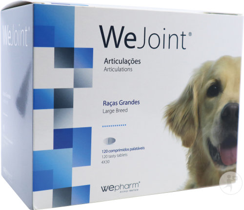 Wepharm WeJoint Articulations Aliment Complémentaire Pour Chiens Grandes Tailles 120 Comprimés