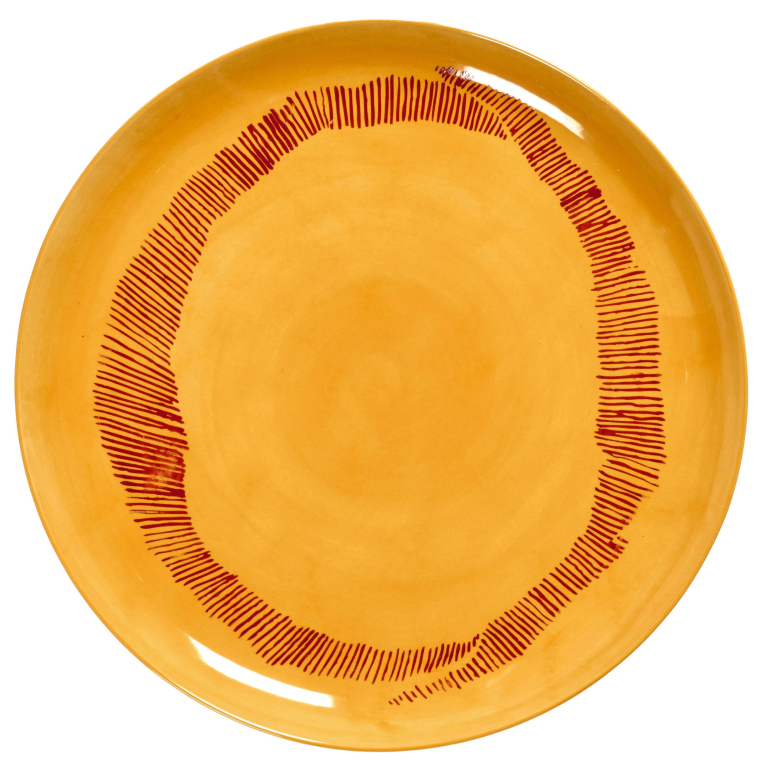 Serax Feast by Ottolenghi dinerbord Ø26.5 set van 2 Dark Blue/White Dots