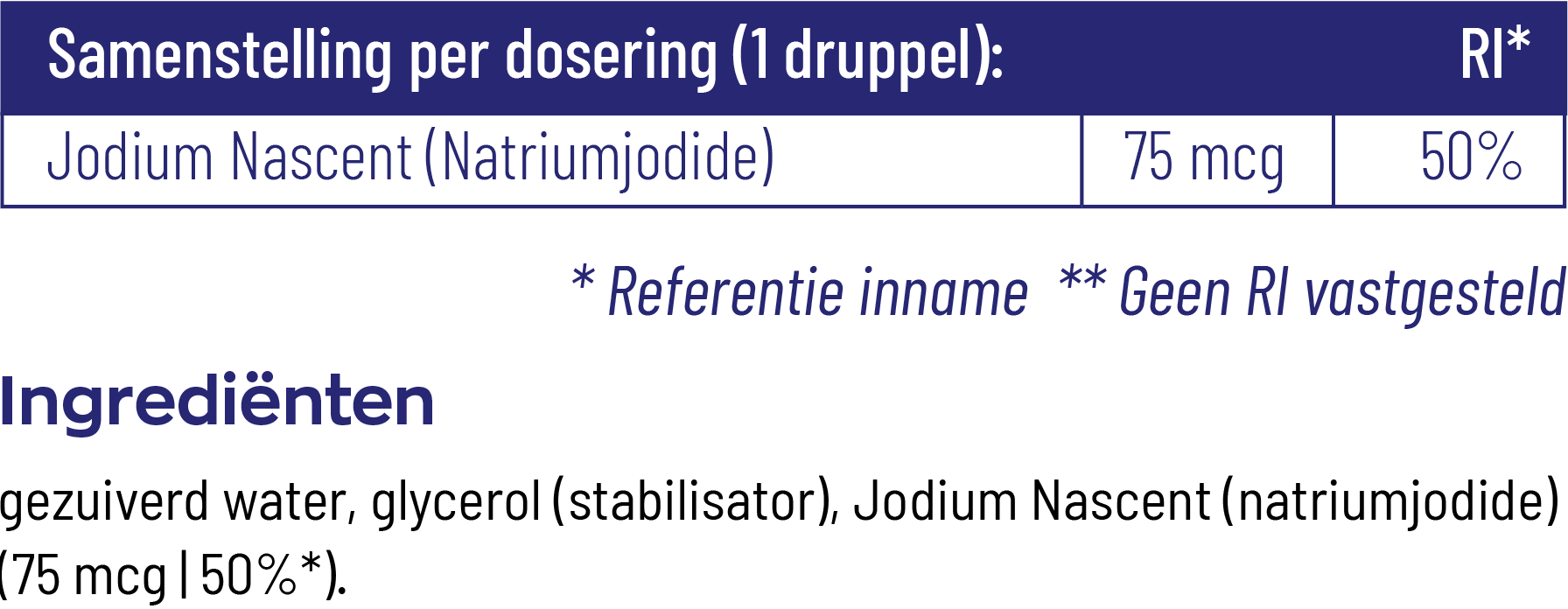 Vitakruid Jodium Nascent (Natriumjodide) Druppels Vloeibaar (30 ml)