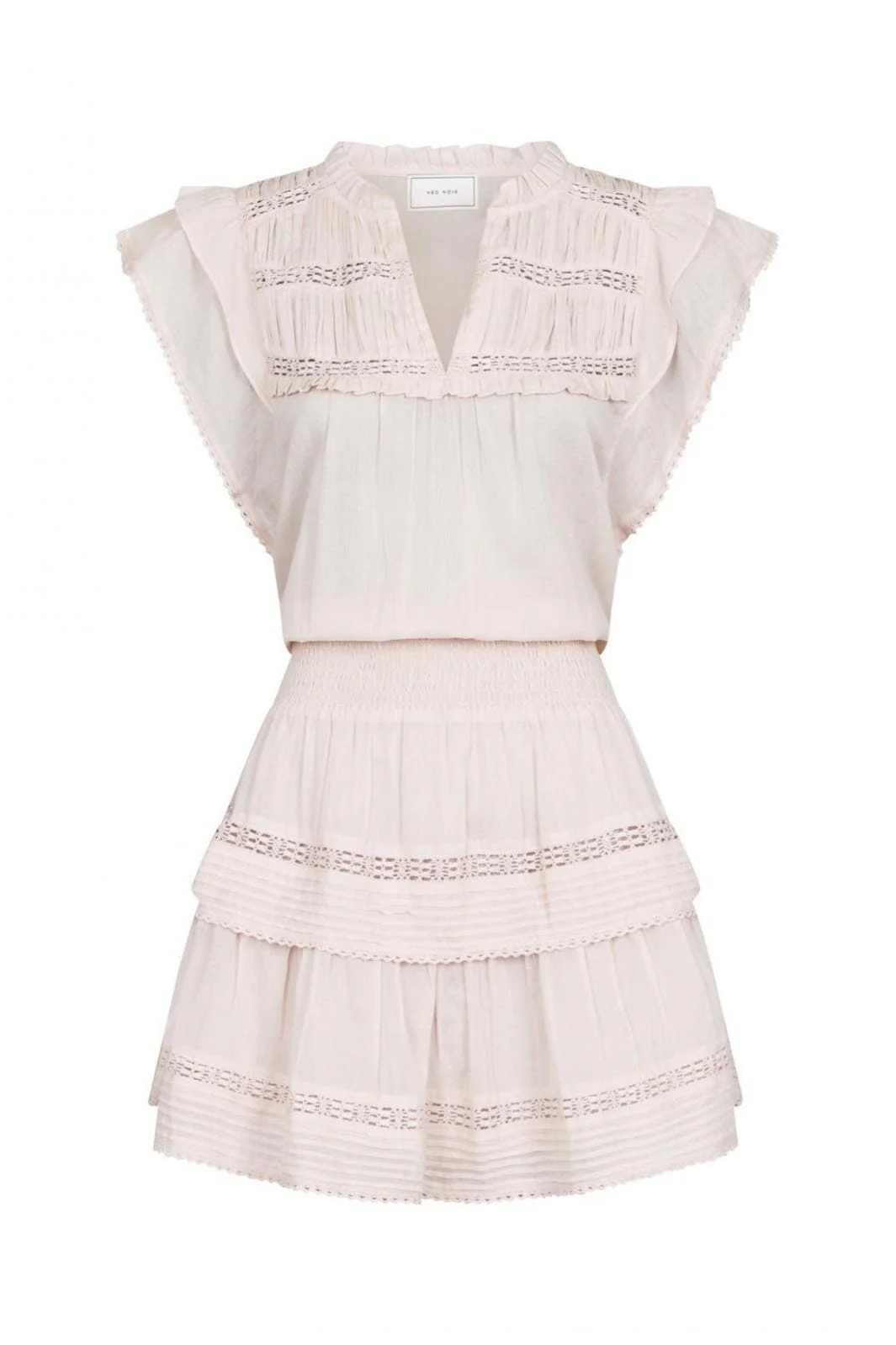 Neo Noir Jarmy S Voile Dress light pink