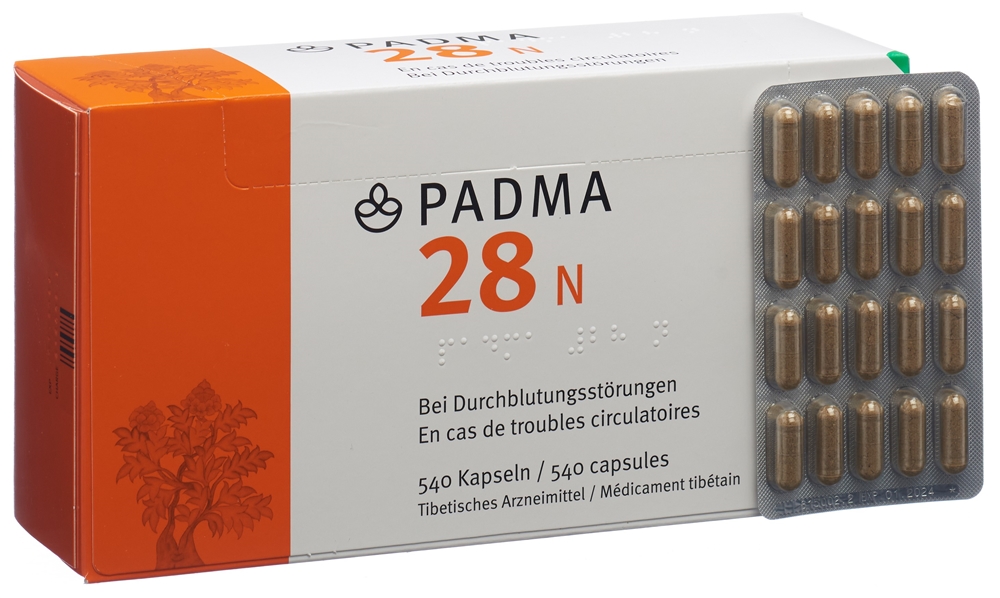 PADMA 28 N Kaps Blist 540 Stk