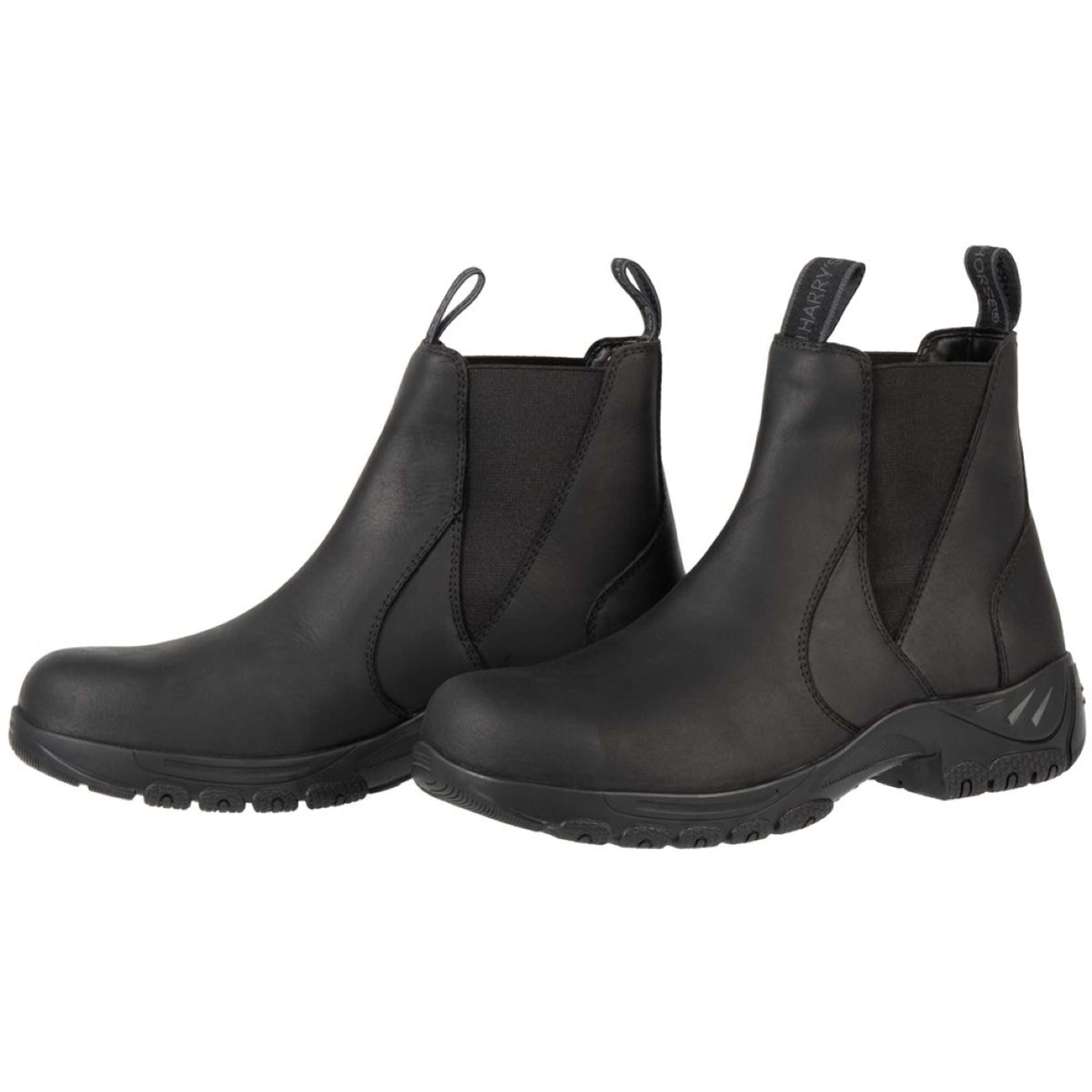 Harry's Horse Stalschoenen Leder Safety Steel Toe Zwart