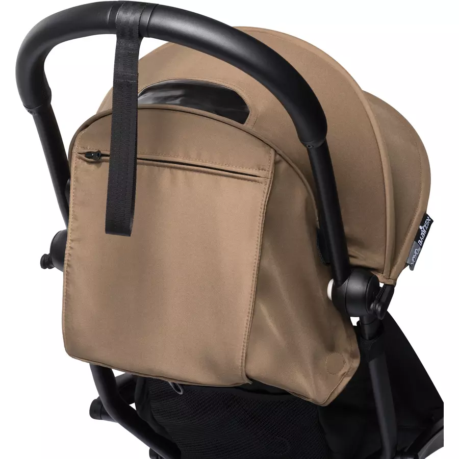 BABYZEN Kinderwagen YOYO2 6+ Black mit Textilset Toffee