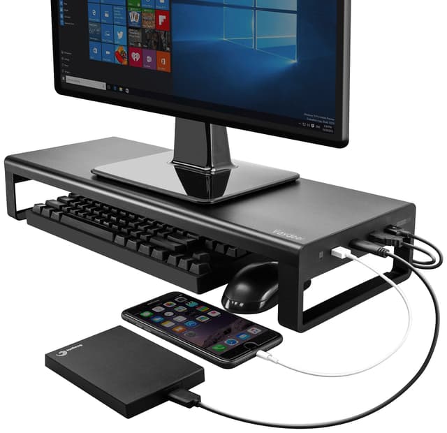 Essentials USB-skærmstander