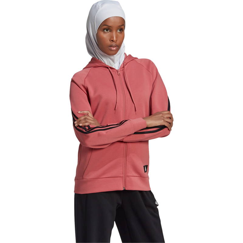 adidas Future Icons 3-Stripes Full Zip Hættetrøje Dame