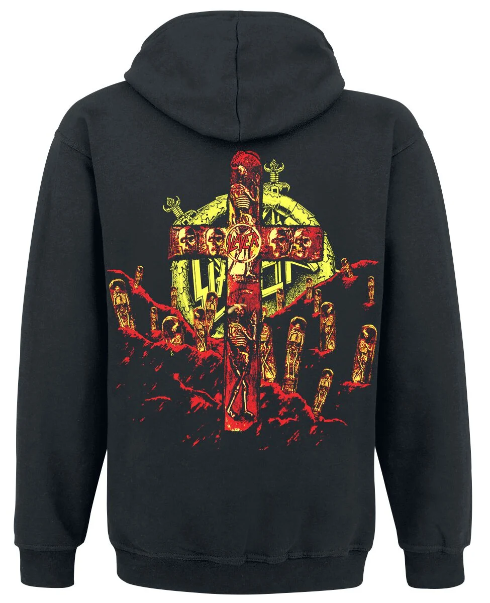Seasons Crosses And Logo | Slayer Sweat-shirt à capuche