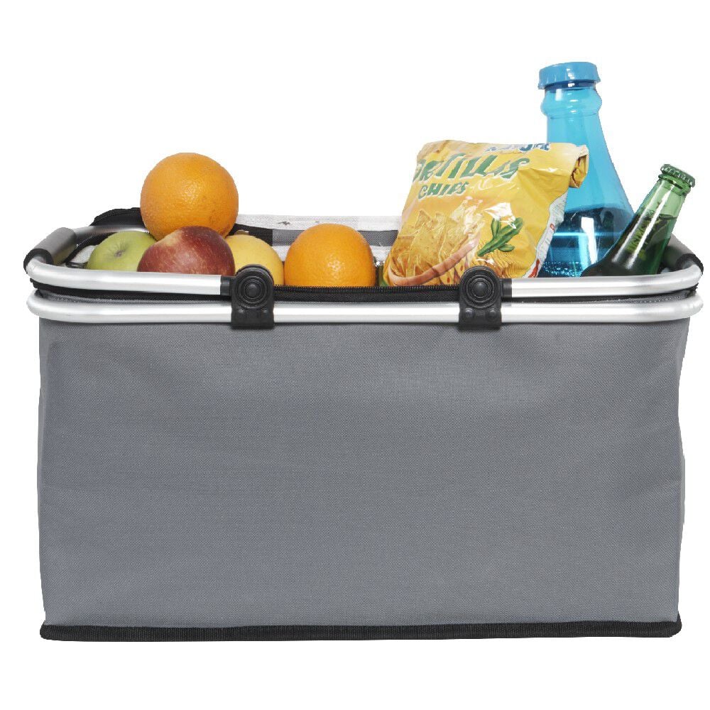 Panier pique-nique fraîcheur gris 24 L