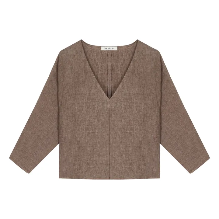 Masscob Blouse Teva Lin | Brun