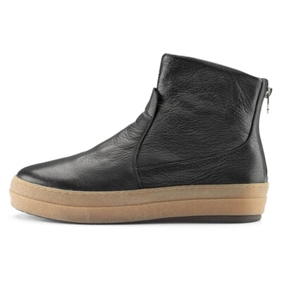 Damenboot Lodenfutter, Schwarz