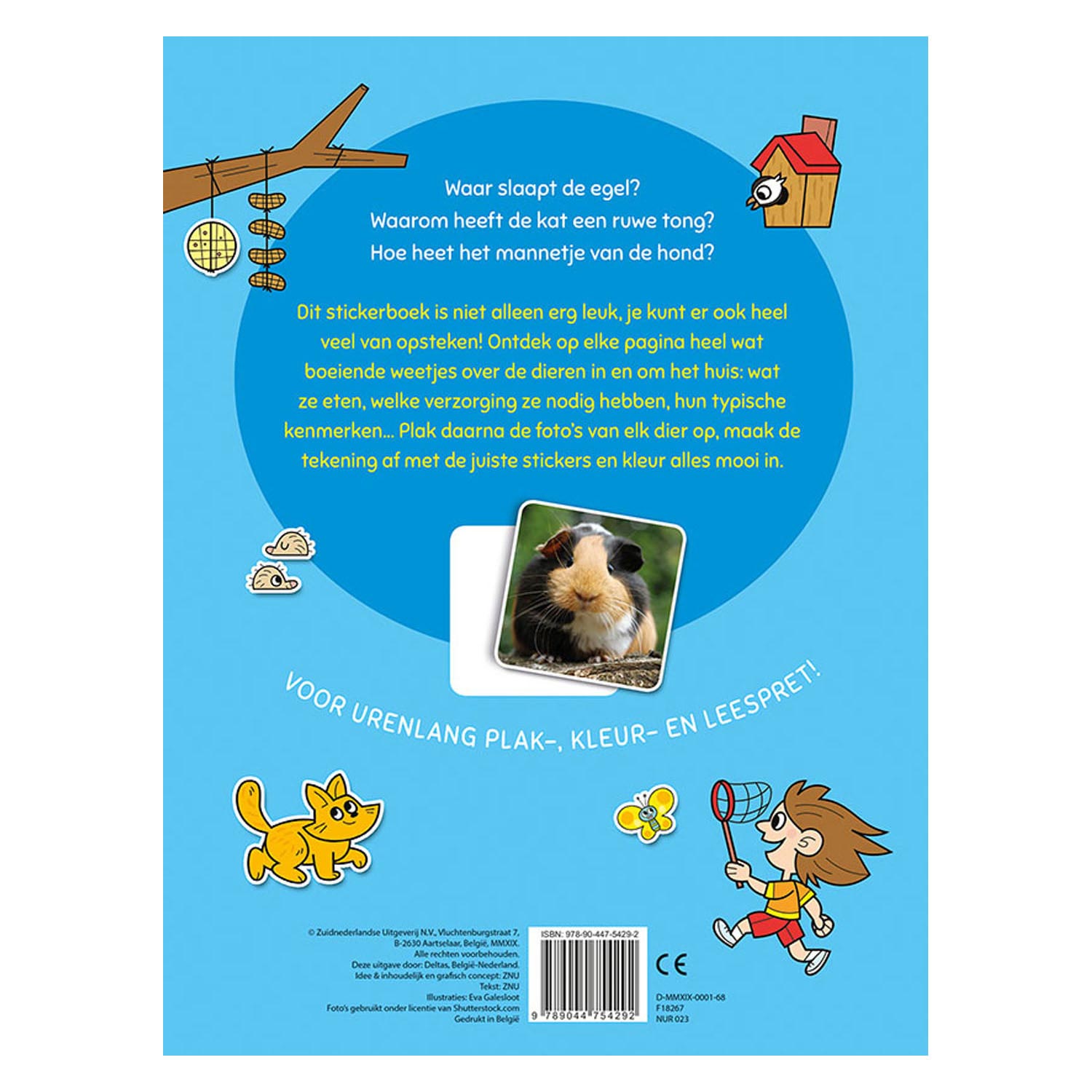 Stickerboek - Dieren in Huis en Tuin