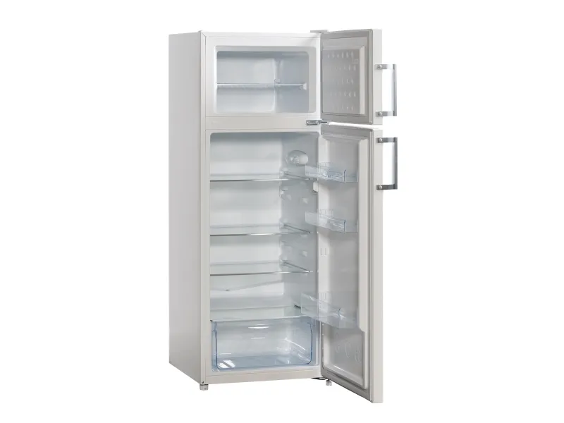 Scandomestic Standard CBF211WD - Køleskab/fryser - top-fryser - bredde: 54 cm - dybde: 55.1 cm - højde: 142.8 cm - 211 liter - Klasse D - hvid