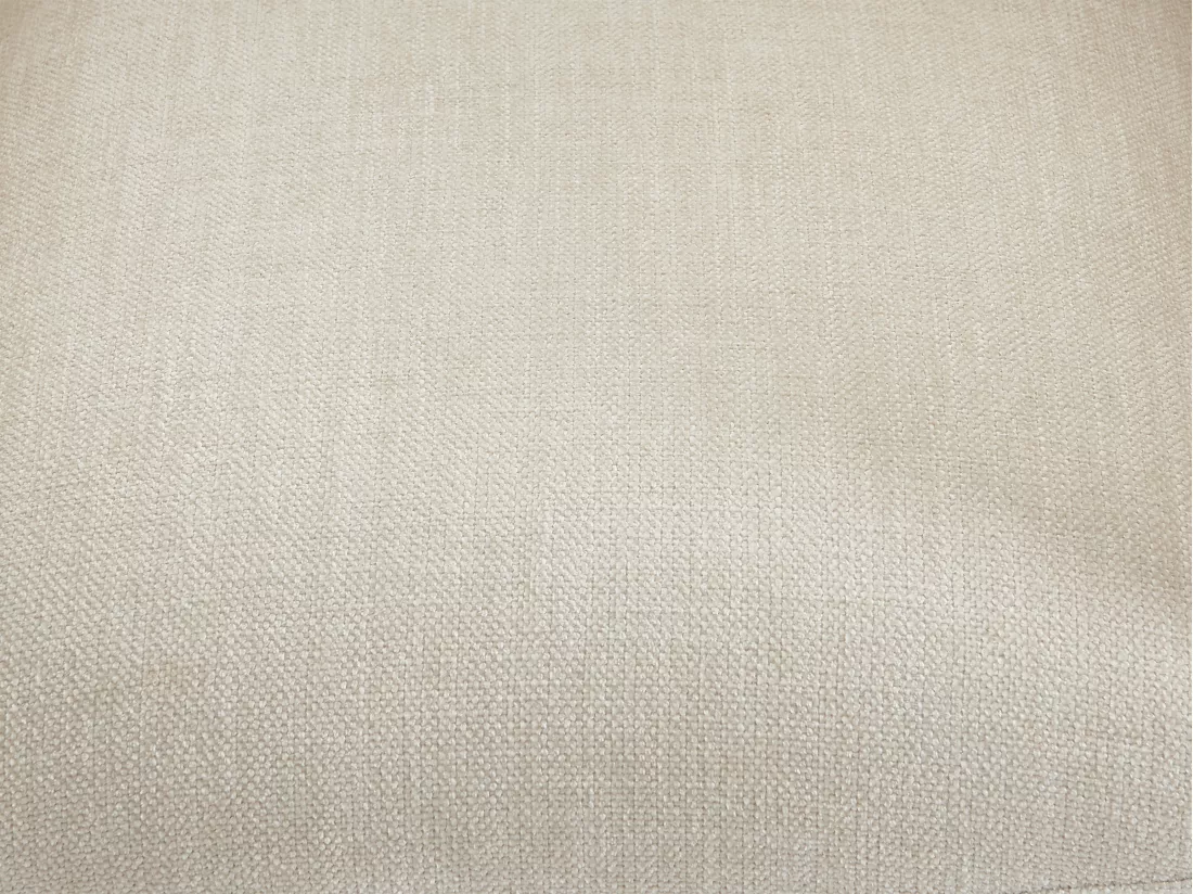 Lot de 2 chaises avec accoudoirs en tissu et métal noir - Beige - KARDESA de Maison Céphy