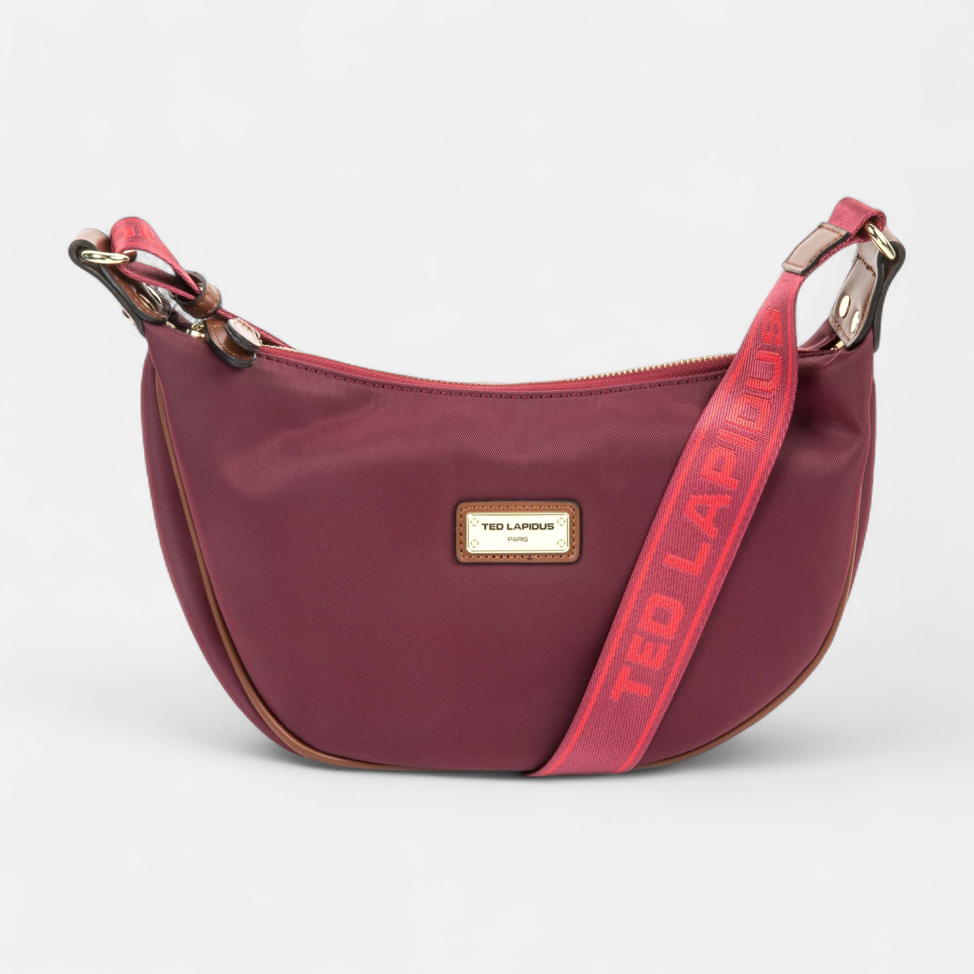 Sac bandoulière bordeaux