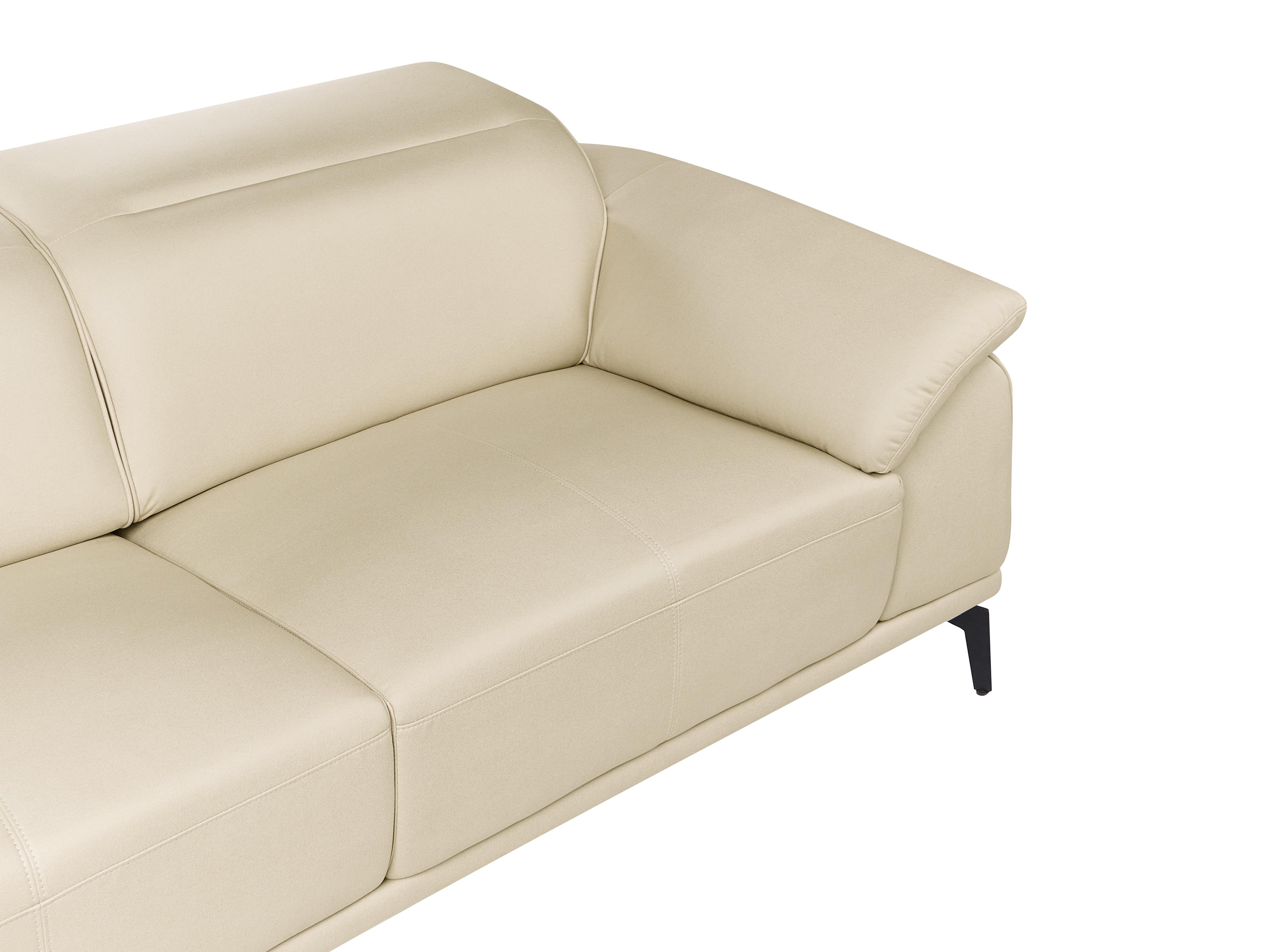 Bank 2-zits VEJEN Kunstleer Beige