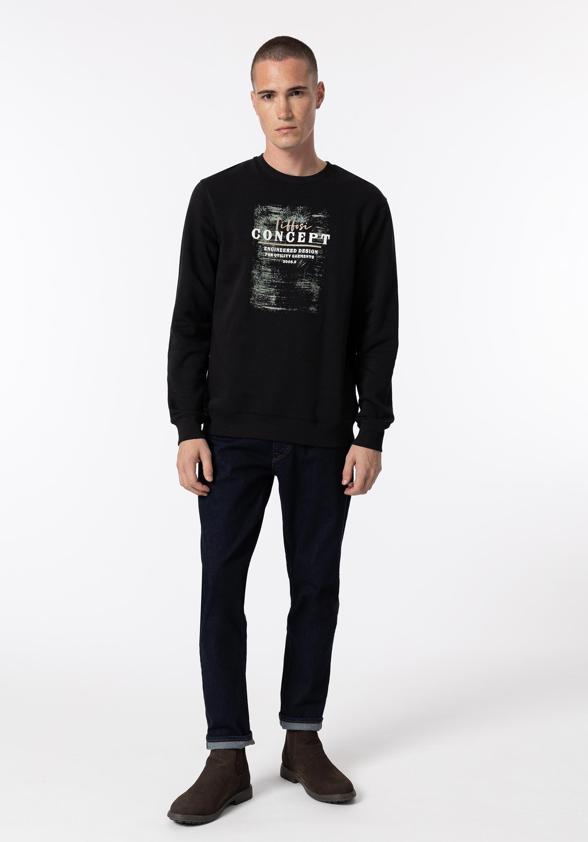 Sweatshirt com Estampado Frontal