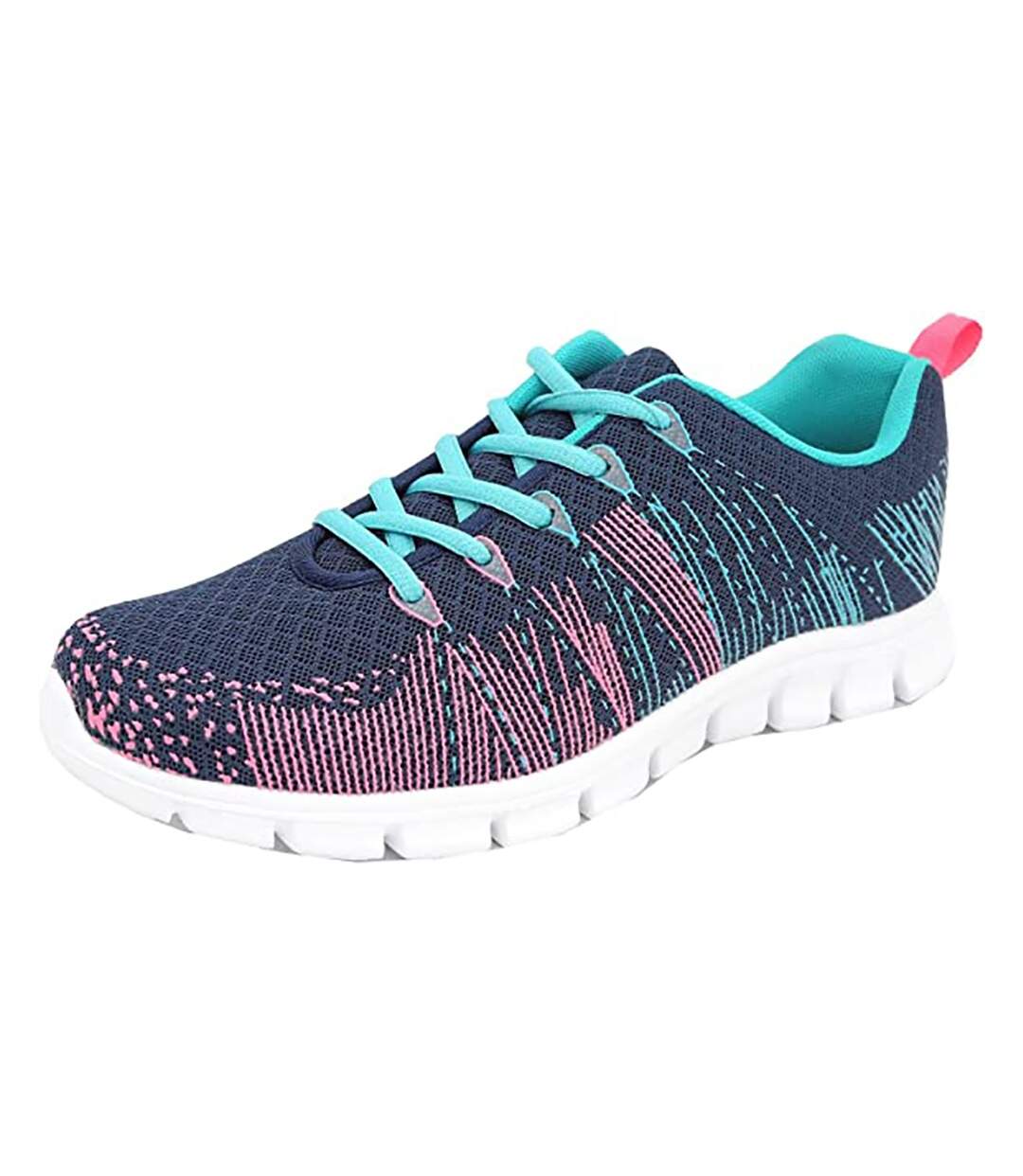 Dek - Baskets STARLIGHT - Femmes (Bleu marine/ Turquoise/ Rose) - UTDF1124